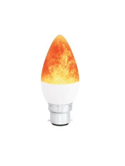 Tronic 4 Watts Candle Flame LED B22 (Pin) Bulb