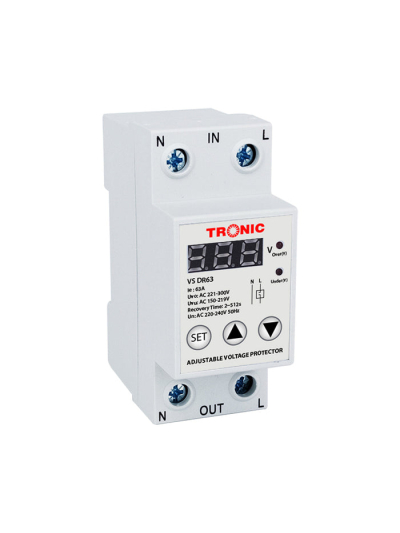 Tronic Adjustable Voltage Protector 63A