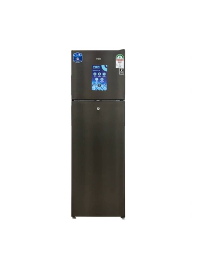 Von Double Door Fridge, 168L Silver VART-25DMS