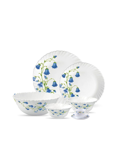 La Opala Dinner Set Blue Bells Classique 20 Pieces LB020