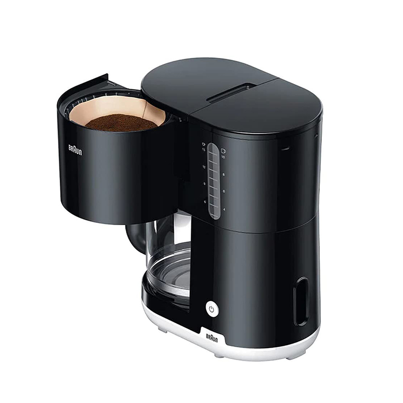 Braun Coffee Maker Breakfast 1, 1000W Black AromaCafe OptiBrew System Automatic Shut Off Coffee Maker for up to 10 Cups KF101AI - Image 2