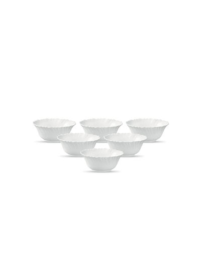 La Opala Soup Bowl 6pcs Classique White 125mm/6cm LC125
