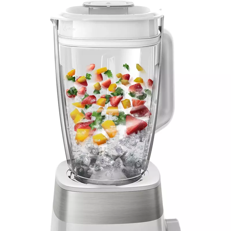 Philips Blender 2L with Max 1.5 L Capacity Jar 800W, Multi Speed Setting + Pulse, with Ice Crush Function 6 Star Serrated Steel Blade HR2224/00 - Image 4