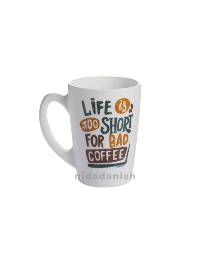 Luminarc Mug 6pcs New Morning Life is Short 32cl P8838
