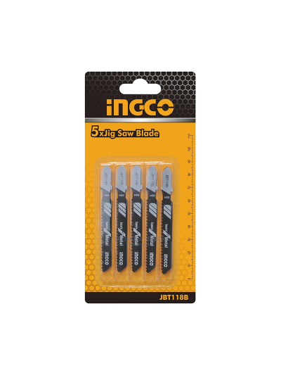 Ingco Jig Saw Blade for Metal Set 50mm Pack of 5 JBT118B