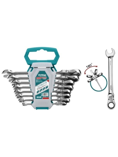 Total Flexible Ratchet Spanner Set 8pcs THT102RK586