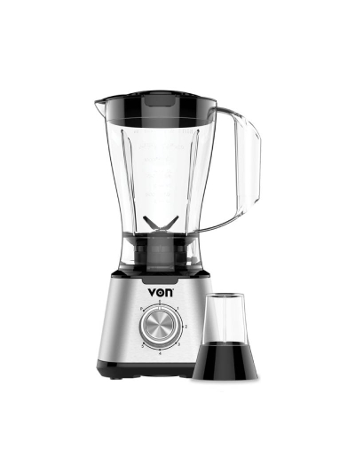 Von Blender 1.5L Plastic Jar, 600W Anti Slip Feet VSBT06MNX
