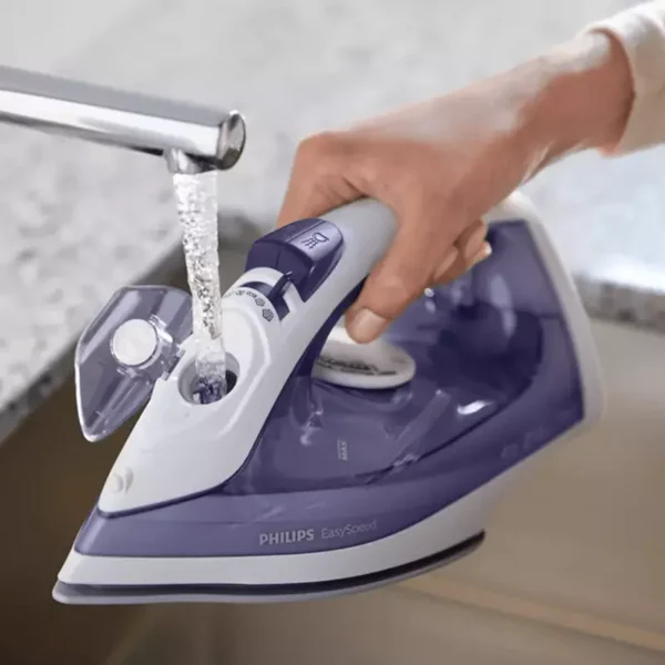 Philips Steam Iron Easy Speed 2000W 220ml, Steam Boost up to 100g, Calc Clean Slider, Ceramic Soleplate, Drip Stop GC1752 - Image 5