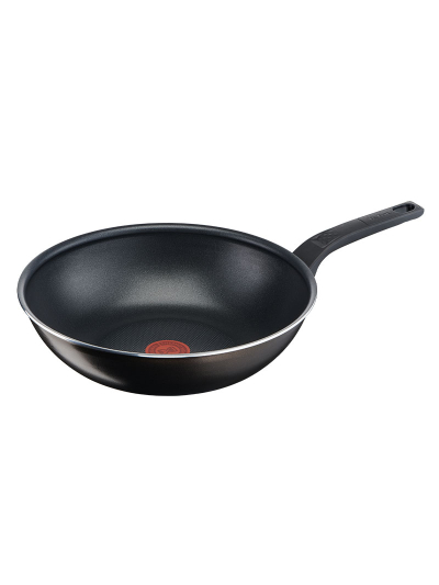 Tefal Easy Cook Wok 28 CM Titanium Non Stock Cooking Pot 4.7 L with Lid Suitable for All Heat Sources Except Induction B5541902