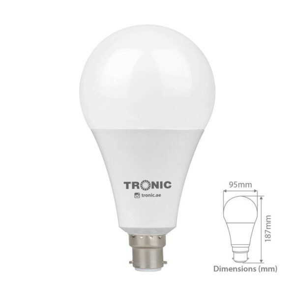 Tronic 25 Watts LED A6 Bulb B22 (Pin) - Image 5