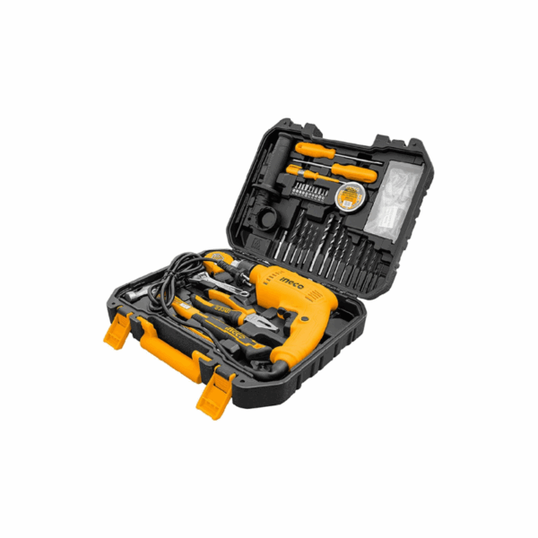 Ingco 115pcs Tools Set with Impact Drill 680W HKTHP11151 - Image 3