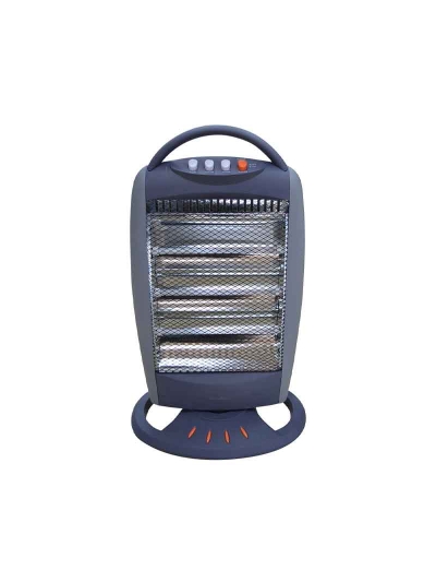 Decakila Room Heater 1200W 3 Heating Levels Oscillation Function Adjustable Thermostat Instant Heating Automatic Tip Over Protection Light Weight KEFH001B