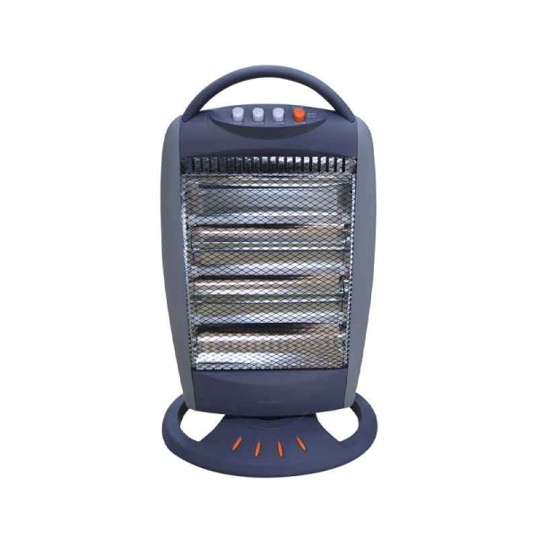 Decakila Room Heater 1200W 3 Heating Levels Oscillation Function Adjustable Thermostat Instant Heating Automatic Tip Over Protection Light Weight KEFH001B