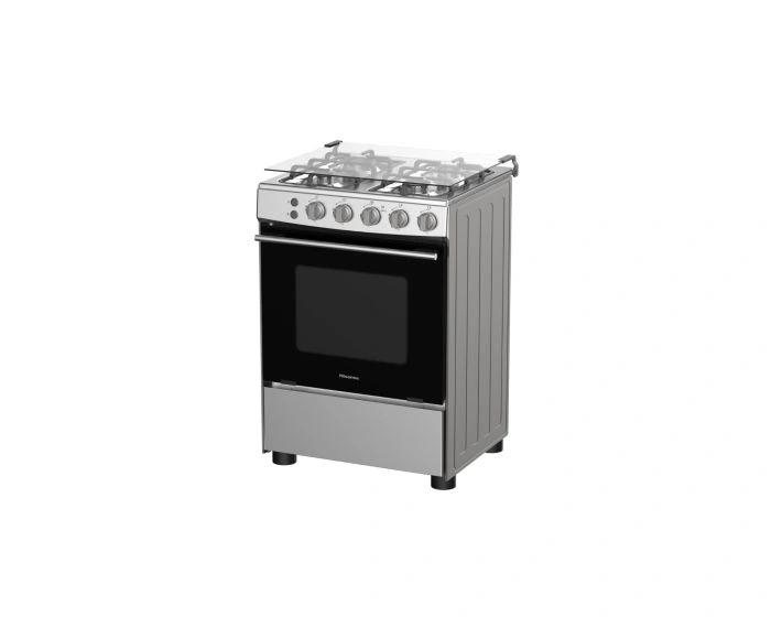 HISENSE Free Standing Gas Cooker with 4 Burners COOKER-60cm HFG60121X - Image 2