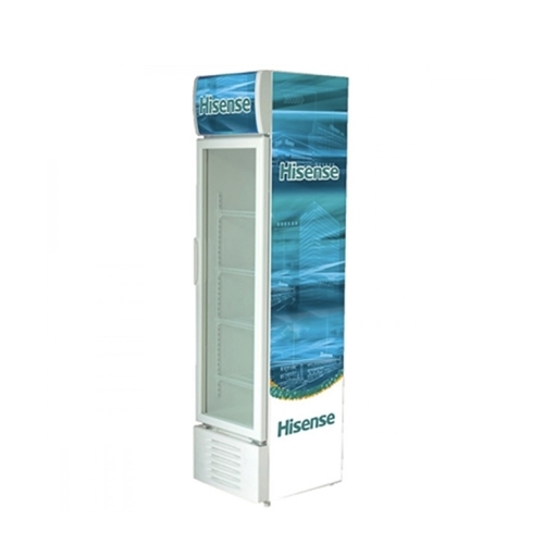 Hisense Beverage Cooler 282L Single Door, Light Box, Frost, White FL-37FC - Image 4