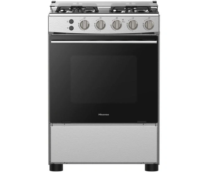 HISENSE Free Standing Gas Cooker with 4 Burners COOKER-60cm HFG60121X - Image 3