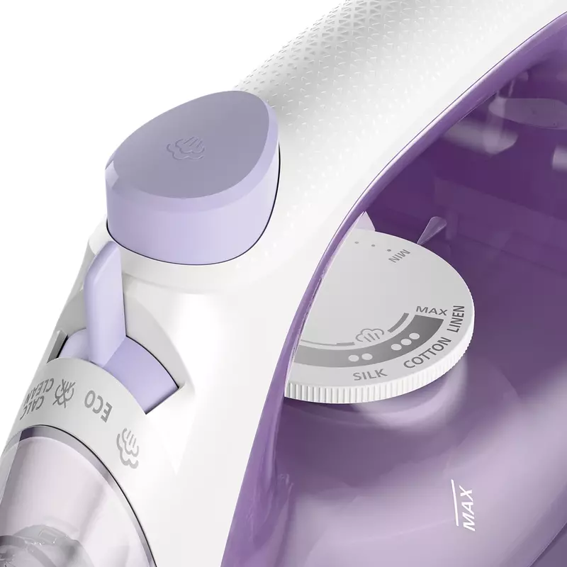 Philips Steam Iron 1800W Steam Iron, Non Stick, Continuous 20g, Burst and 120g, Continuous Steam Boost, Self Calc Clean, 200ml Watertank, Non Stick Solt Plate DST1020 - Image 4