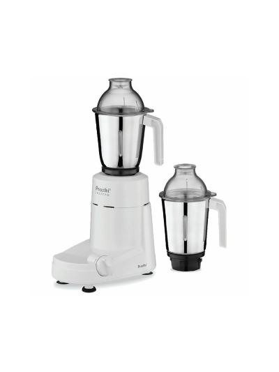 Preethi Chef Pro Mixer Grinder 750W with 2 Stainless Steel Jars, Overload Protector MG128/08