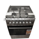 Westpoint Cooker 60x60cm 3 Gas Burners 1 Electric Plate with Electric Oven Auto Ignition Inox WCER6631E0X