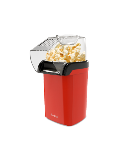 Decakila Hot Air Popcorn Popper 1200W Home Popcorn Maker With Measuring Cup Capacity 0.27 L KETT009R
