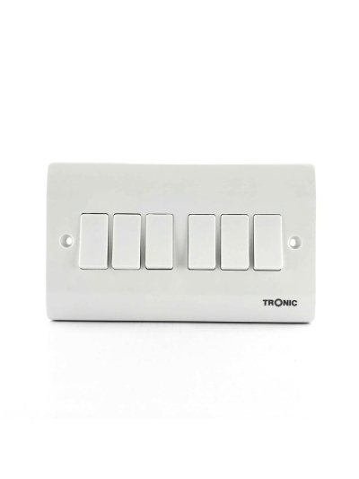 Tronic 6 Gang 2 Way Switch Standard