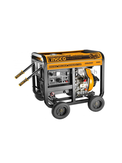 Ingco Diesel Generator & Welding Machine 4.6kW Single Phase Pull & Electric Start GDW65001