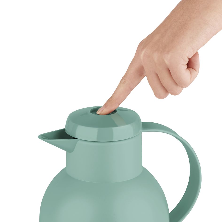 Tefal Samba Jug 1 Liter Green Isothermal Jug Translucent Vacuum Flask Plastic-Polypropylenex (PP) Glass Liner F4010210 - Image 3