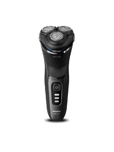 Philips Electric Cordless Shaver, 5D Pivot & Flex Heads, PowerCut Blades, Anti-Corrosion Shaving System, Shave Wet & Dry 3000X Series Grey S3244