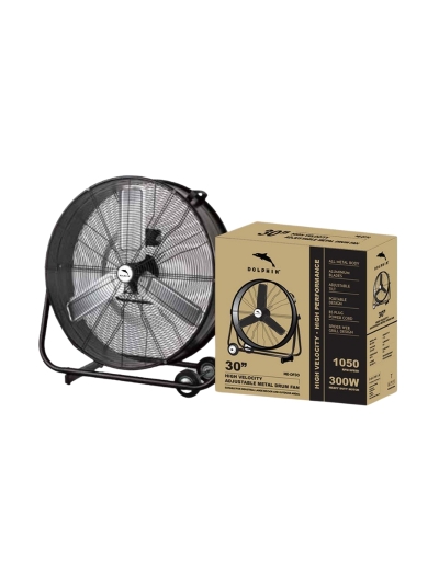 Dolphin Metal Drum Fan 30'' 300W 1050RPM High Velocity High Performance ME-DF30