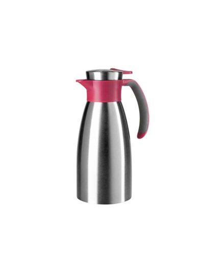 Tefal Carafe Thermos 1L Soft Grip Raspberry Vacuum Flask K3042114