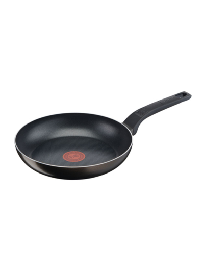 Tefal Easy Cook Frypan 28cm Titanium Non Stick Thermo Signal 100% Safe Cooking Pan Suitable for All Heat Sources Except Induction B5540602