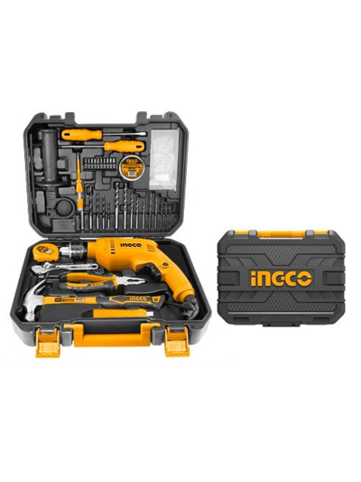 Ingco 115pcs Tools Set with Impact Drill 680W HKTHP11151