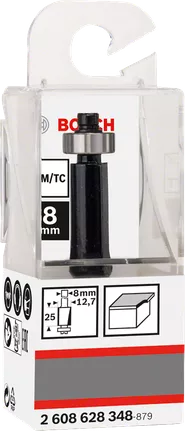 Bosch Laminate Trim Bit 8mm, 12.7 x 25.4 x 68mm 2608628348 - Image 3