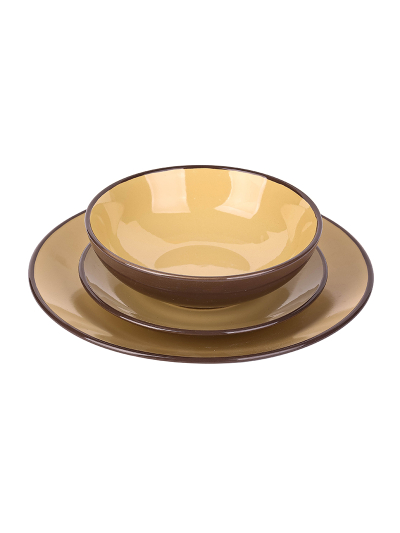 Nadstar Dinner Set 18pcs Porcelain Plate 6pcs Bowl 6pcs Soup Plate 6pcs 2023021