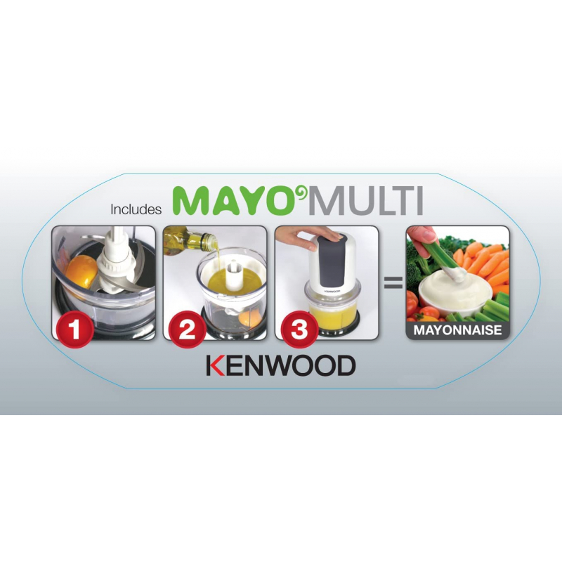 Kenwood Chopper 500ml 500W CH580 Quad Blade Mini