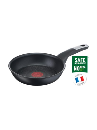 Tefal Unlimited Frypan 30cm Titanium Non Stick Anti Scratch All Hobs Safe Non Stick G6 Unlimited Cast Aluminum G2550702