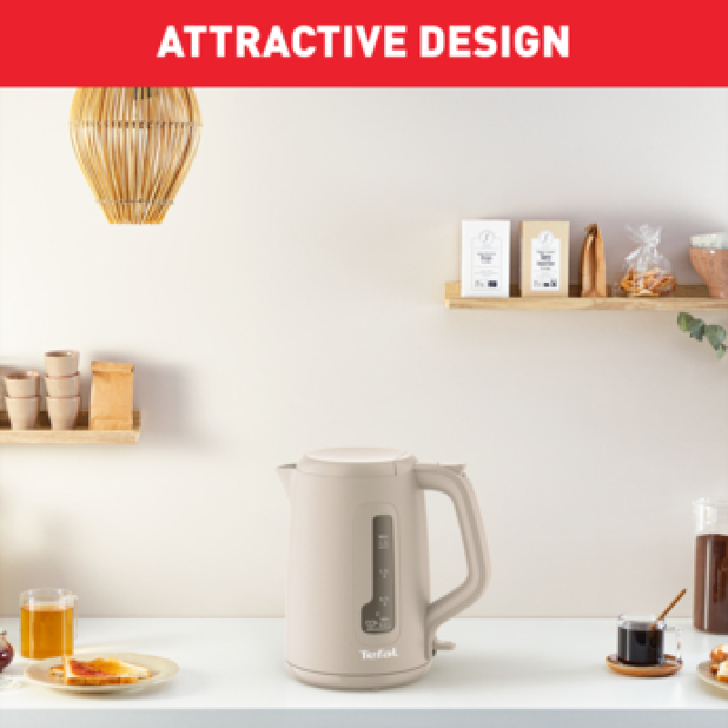 Tefal Morning Cordless Kettle 1.7L 2400W with Removable Washable Filter 360° Rotational Base One-Cup Indicator White KO2M0B27 - Image 8
