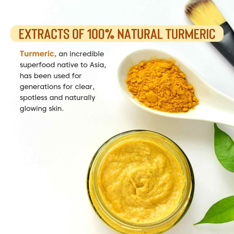 Dermoviva Face Scrub True Radiance Turmeric 150ml - Image 3