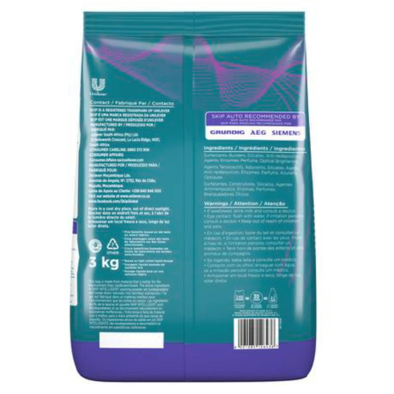 Skip Washing Powder Auto 3kg Pack of 3 SWP02 - Image 3