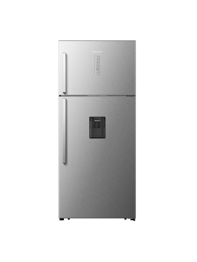 Hisense Refrigerator 535L Double Door, Top Freezer, Water Dispenser, Inox H700TI-IDL