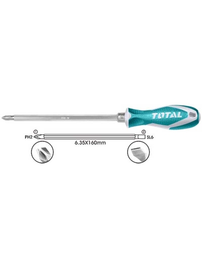 Total Screwdriver Set 2in1 THT250206