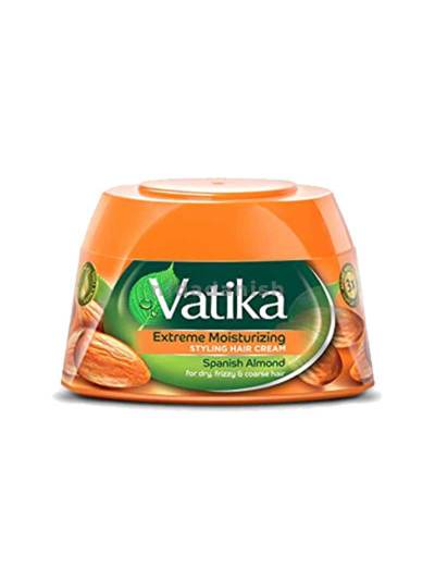 Vatika Hair Cream Extreme Moisturizing, Treated Hair, Scalp Hydrating Moisturizer, for Men and Women with All Hair Types 140ml (Pack of 3)