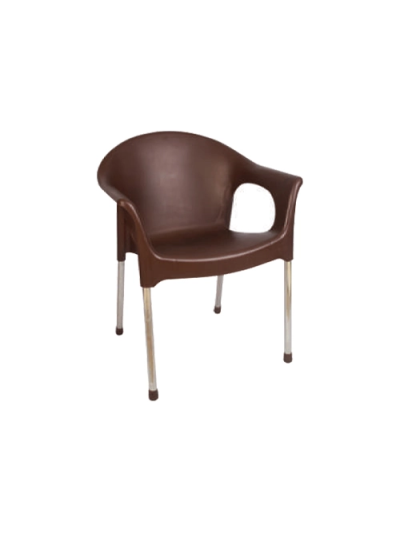 Cello Plastic Chair/Pipe Metallo 510 x 600 x 755mm