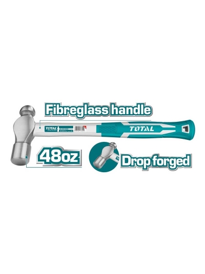 Total Ball Pein Hammer 1300g Fibre Handle THT74486