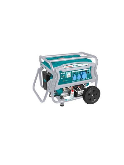 Total Petrol Generator 6.5kW 4 Stroke Pull & Electric Start TP165006-8