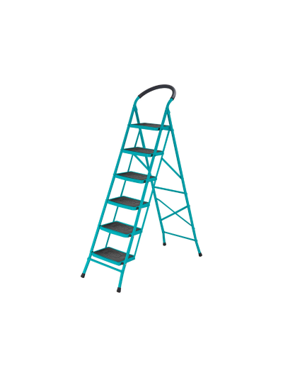 Total Steel Ladder 6 Steps 380x260mm Max Load 150Kg THLAD09061