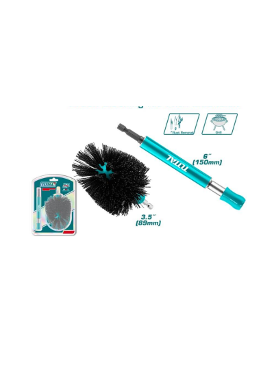 Total Abrasive Bristle Cleaning Brush with Holder TACH0301
