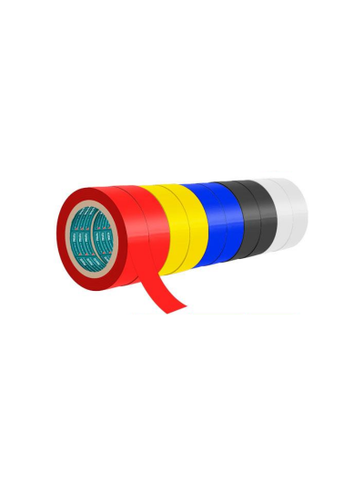 Total PVC Insulating Tape Multicolor 20m 10pcs Set THPET1013