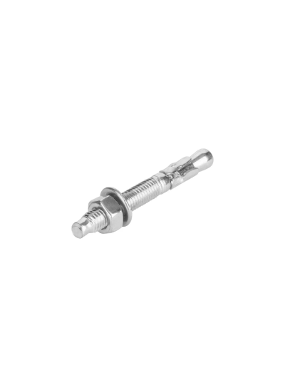 Total Galvanized Wedge Anchor 5/16"x2" Carbon Steel, Zinc Plated Finish THWWA51621 (Pack of 180pcs)