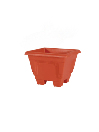 Cello Square Planter 5 Multi-Color 175 x 175 x 138mm (Pack of 6)